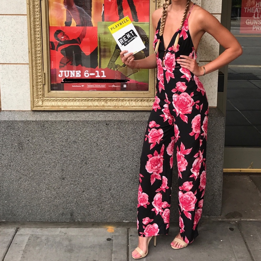 Floral Jumpsuit